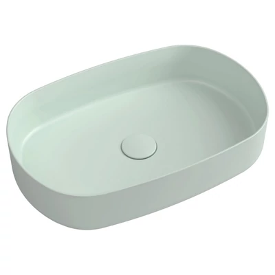 sapho infinity oval kerámiamosdó, 55x36cm, matt mentol