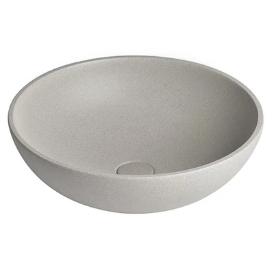 sapho turf beton mosdó fehér homokkő 44x14,5 cm, AR437