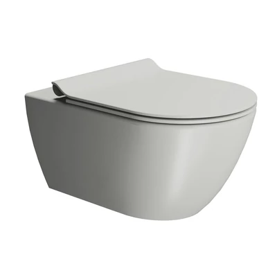 sapho gsi pura fali wc, 55x36 cm matt hamuszürke