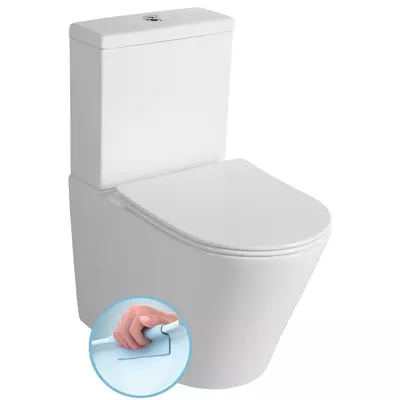 sapho paco kombi WC alsó/hátsó kifolyású 38,5x63,5 cm, PC1012WR