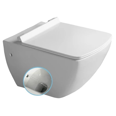 sapho purity fali WC bidézuhannyal 34,5x55,5 cm, 10PL02007-DL