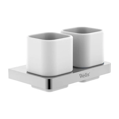 wellis Capri pohártartó dupla 16,7x10,6x9,3