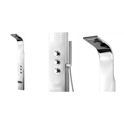 wellis Glam termosztátos zuhanypanel 20x45x160