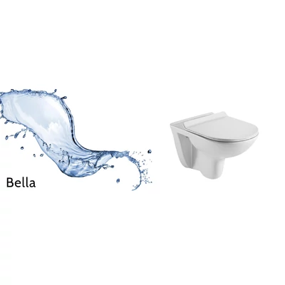 wellis Bella fali Rimless WC