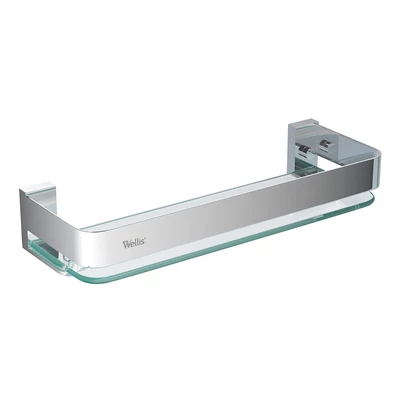 wellis Capri polc ÜVEG-FÉM 40x7x14,3