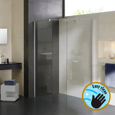 wellis Astro 140 walk-in zuhanyfal kombi, Easy Cleannel