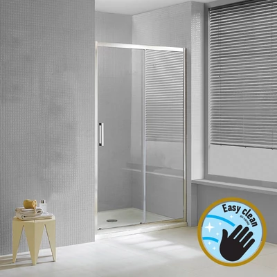 wellis Premier 100 tolóajtós zuhanyajtó, Easy Cleannel