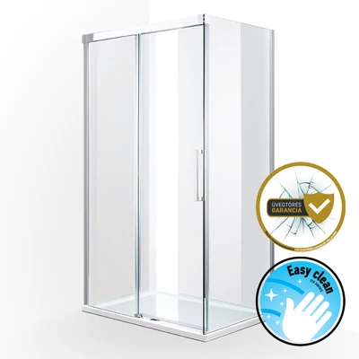 wellis Fabio 120x90 egy tolóajtós kabin, Easy Cleannel