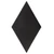 dunin rombic black 02 matt mozaik 11,5x20 cm