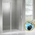 wellis Pure 100x190 nyílóajtós zuhanyfal, Easy Cleannel