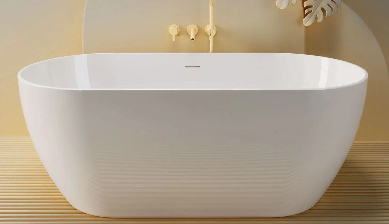 Zenon Nukuru white shine 170x80 térbenálló kád