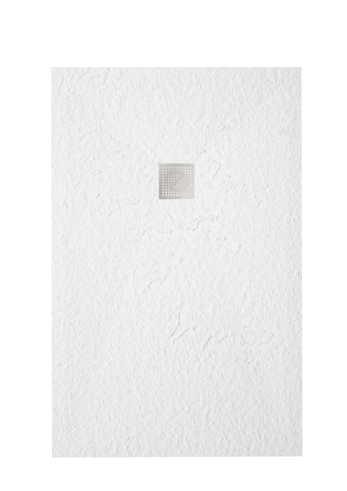zenon smart slate zuhanytálca 70x70 cm, fehér