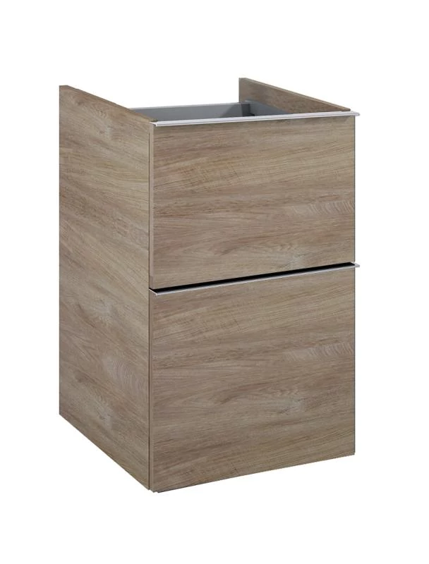 AREZZO design Monterey 40cm-es oldalszekrény 2 fiókkal, Canela tölgy színben