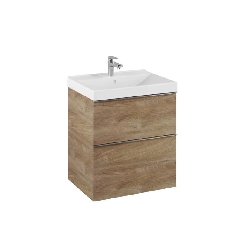 AREZZO design Monterey 60 cm-es alsószekrény 2 fiókkal, Canela tölgy színben
