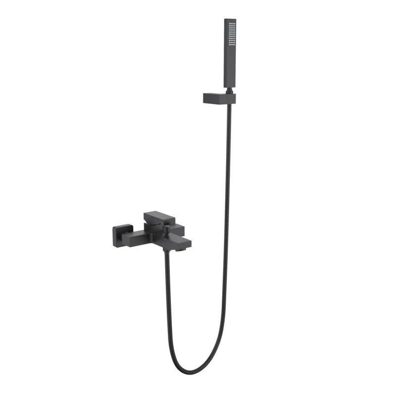 AREZZO design CUBEFIELD kádcsaptelep szett, fekete, AR-4410B