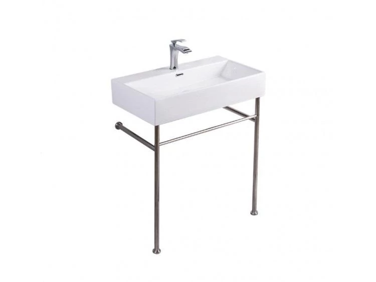 AREZZO design Tampa mosdótál fémlábbal, fehér AR-382W