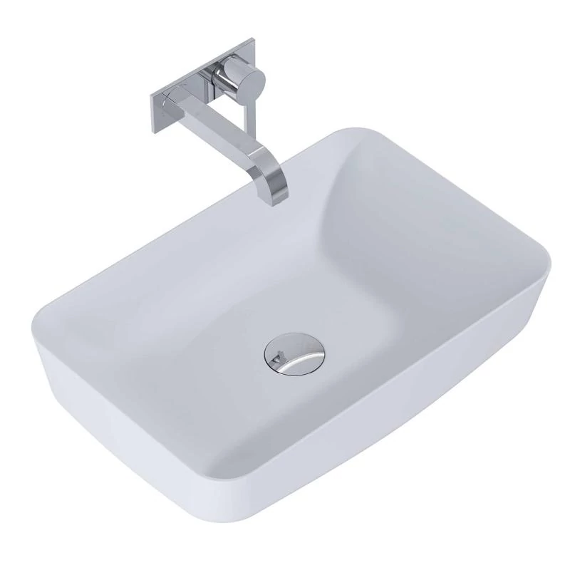 AREZZO design pultra ültethető mosdó NOMIA 50x39, matt szürke