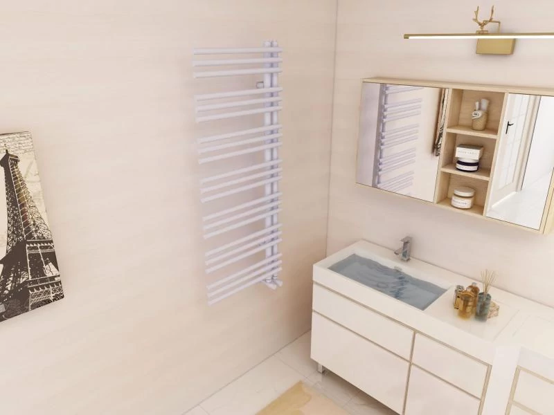 arezzo linear white radiator 120x50 AR-LR12050W