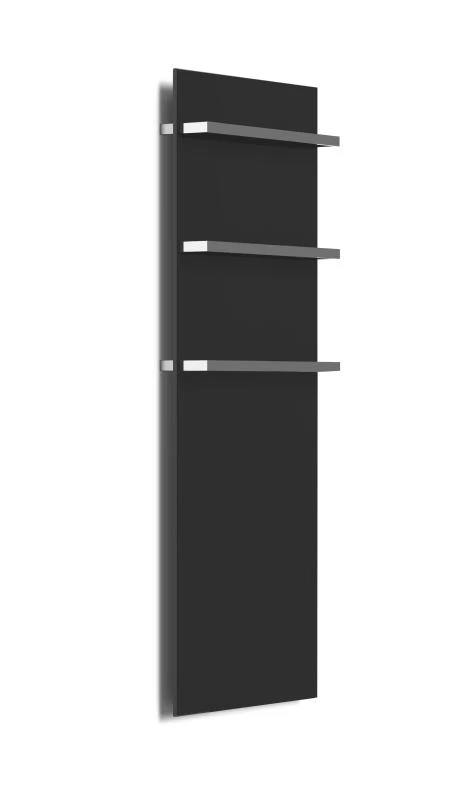 AREZZO design ONYX 3 BLACK MATT elektromos törölközőszárító radiátor, AR-ONYX3MBMATT