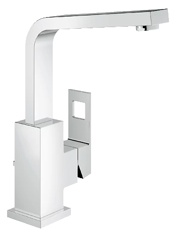 Grohe Eurocube egykaros mosdó csaptelep magas kifolyóval, húzórudas