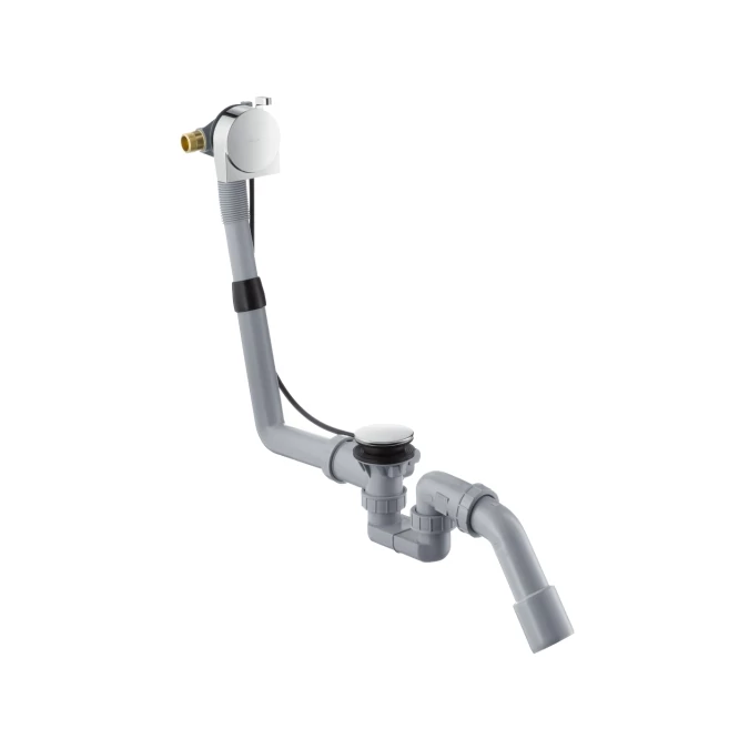 Hansgrohe Exafill S kádtöltővel komplett készlet és lefolyó és túlfolyóval
