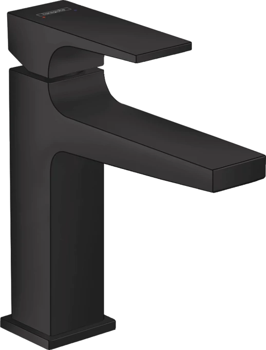 hansgrohe metropol egykaros mosdócsap 110, push-open 32507670 matt fekete