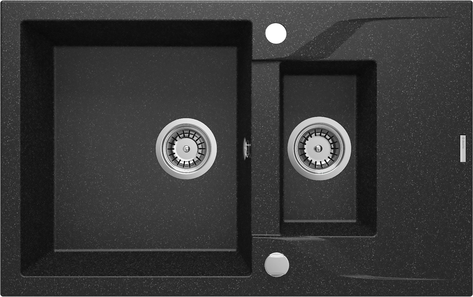 deante andante mosogató 780x490x180 graphite zqn 2513