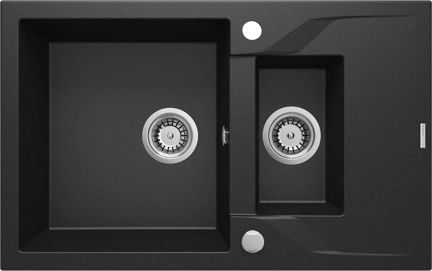 deante andante mosogató 780x490x180 metallic graphite zqn g513