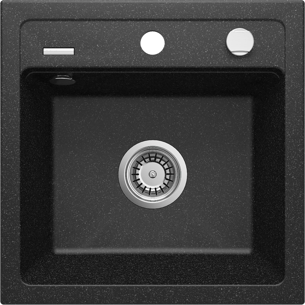 deante zorba 440x440x170 graphite zqz 2103
