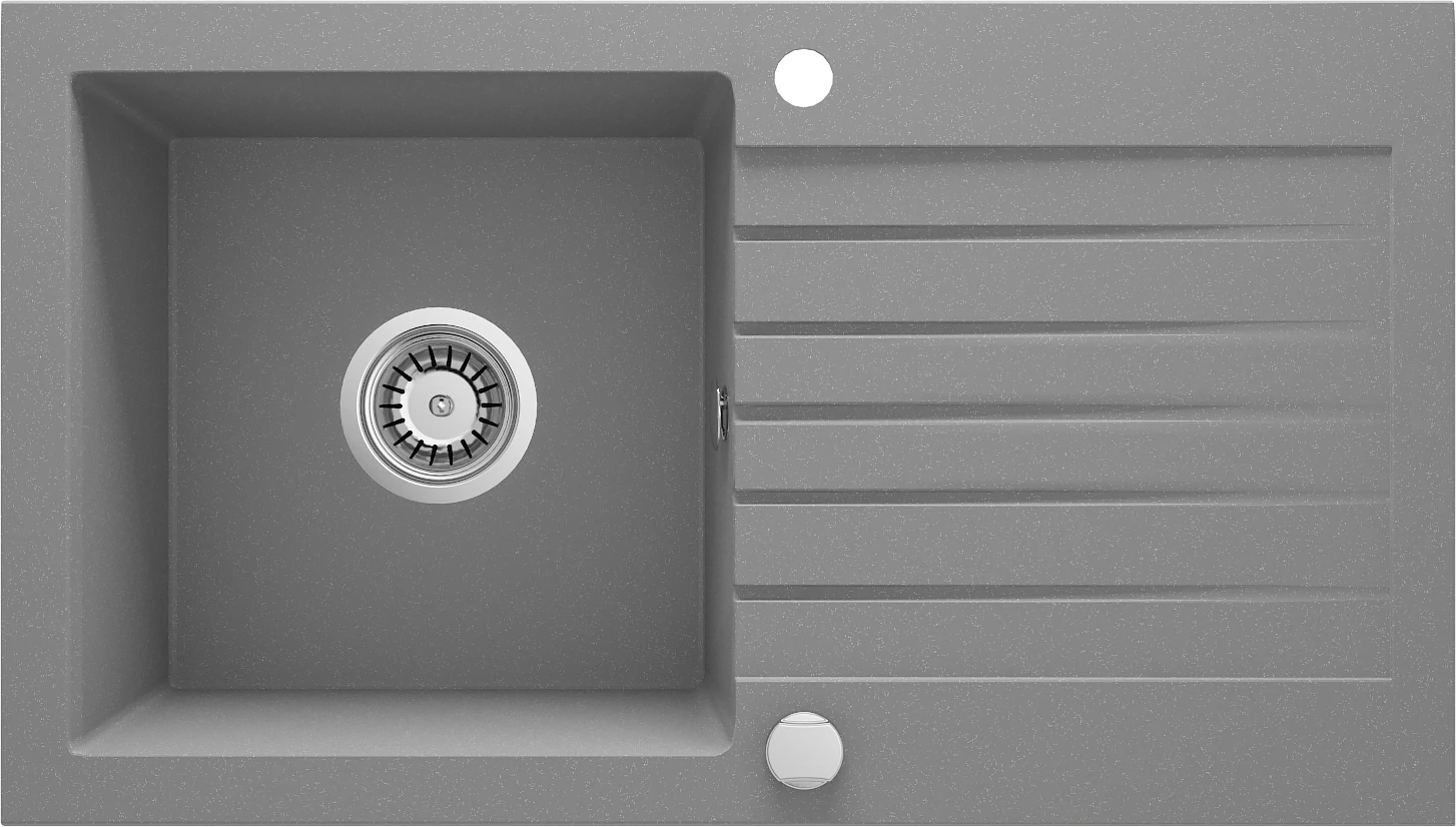 deante zorba 760x440x150 metallic grey zqz s113