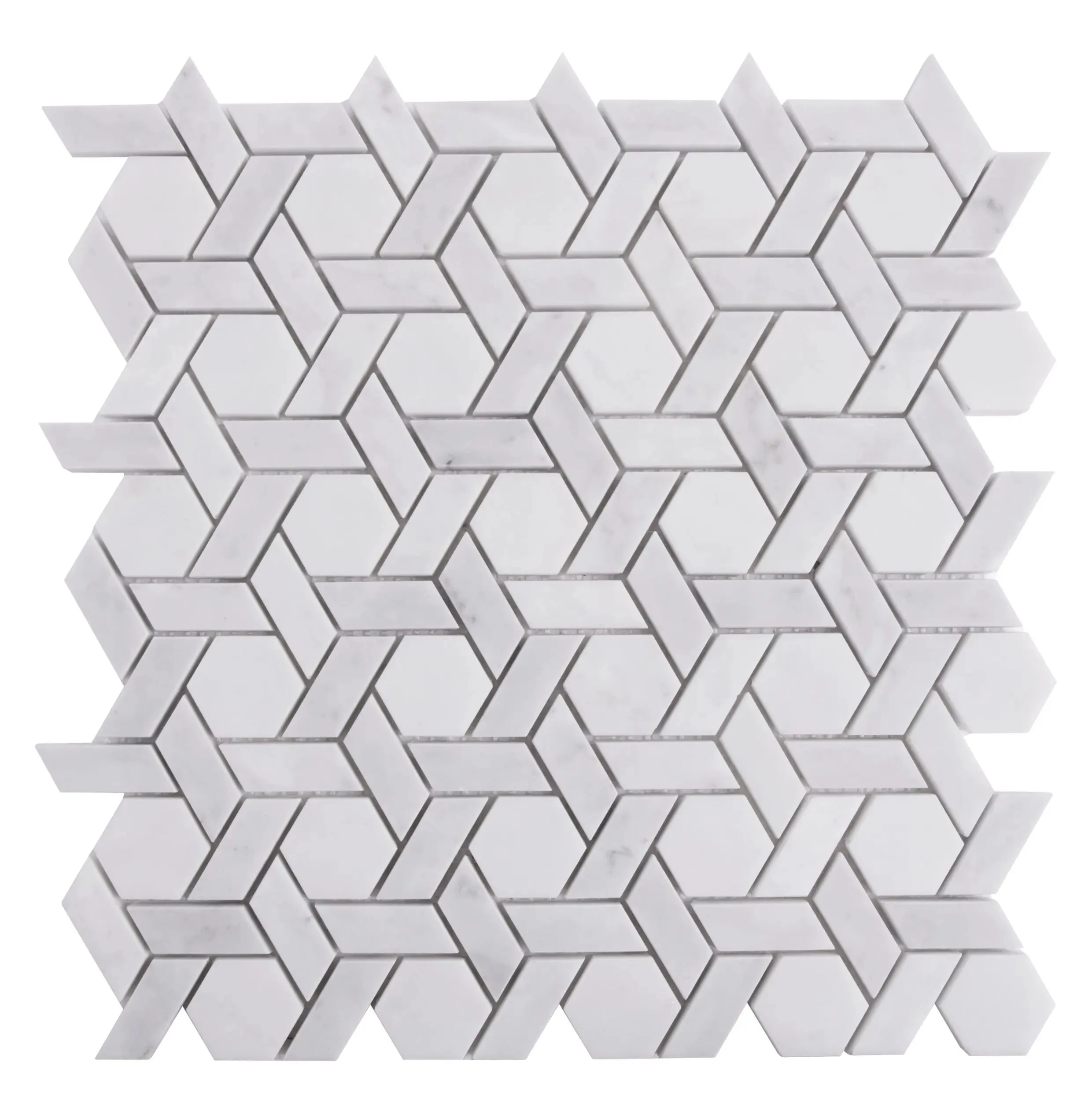 dunin carrara white armor glossy mozaik 30x29x1 cm