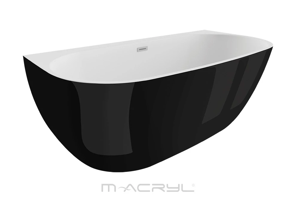 M-Acryl Avalon kád 160x80 fekete