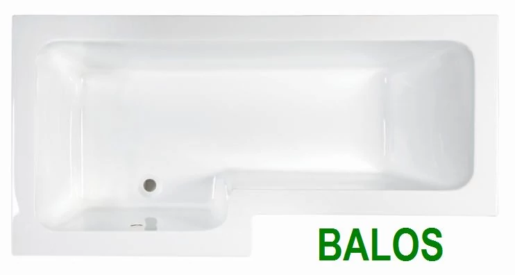 M-Acryl Linea 170x70x85 Balos Aszimetrikus kád