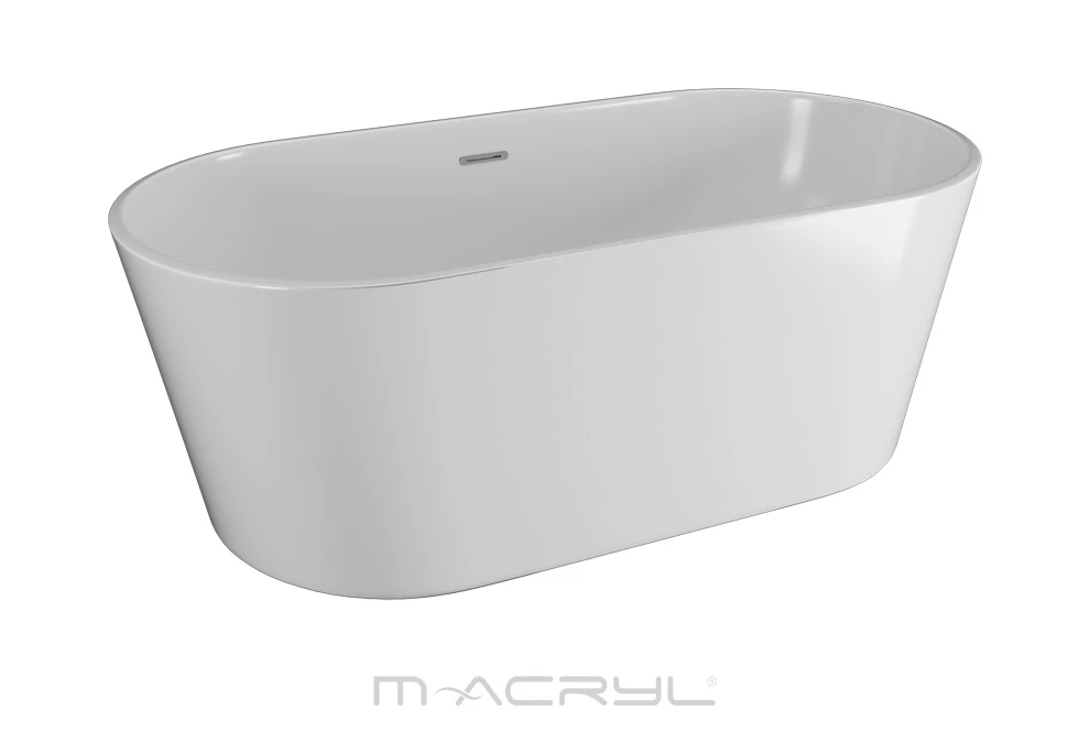 M-Acryl Victory 160x80 szabadon álló kád fehér
