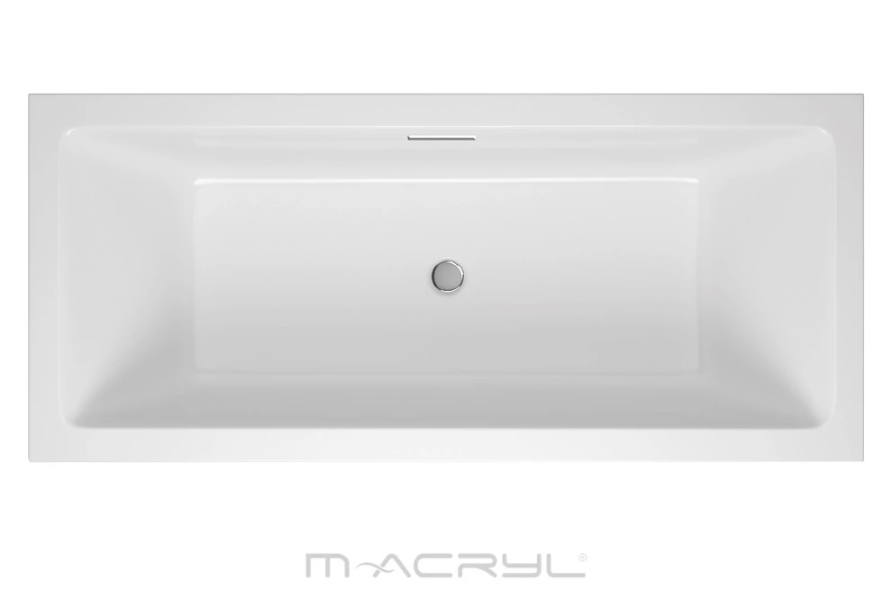 M-Acryl Sabina Pro kád vízszintes túlfolyóval 180x80