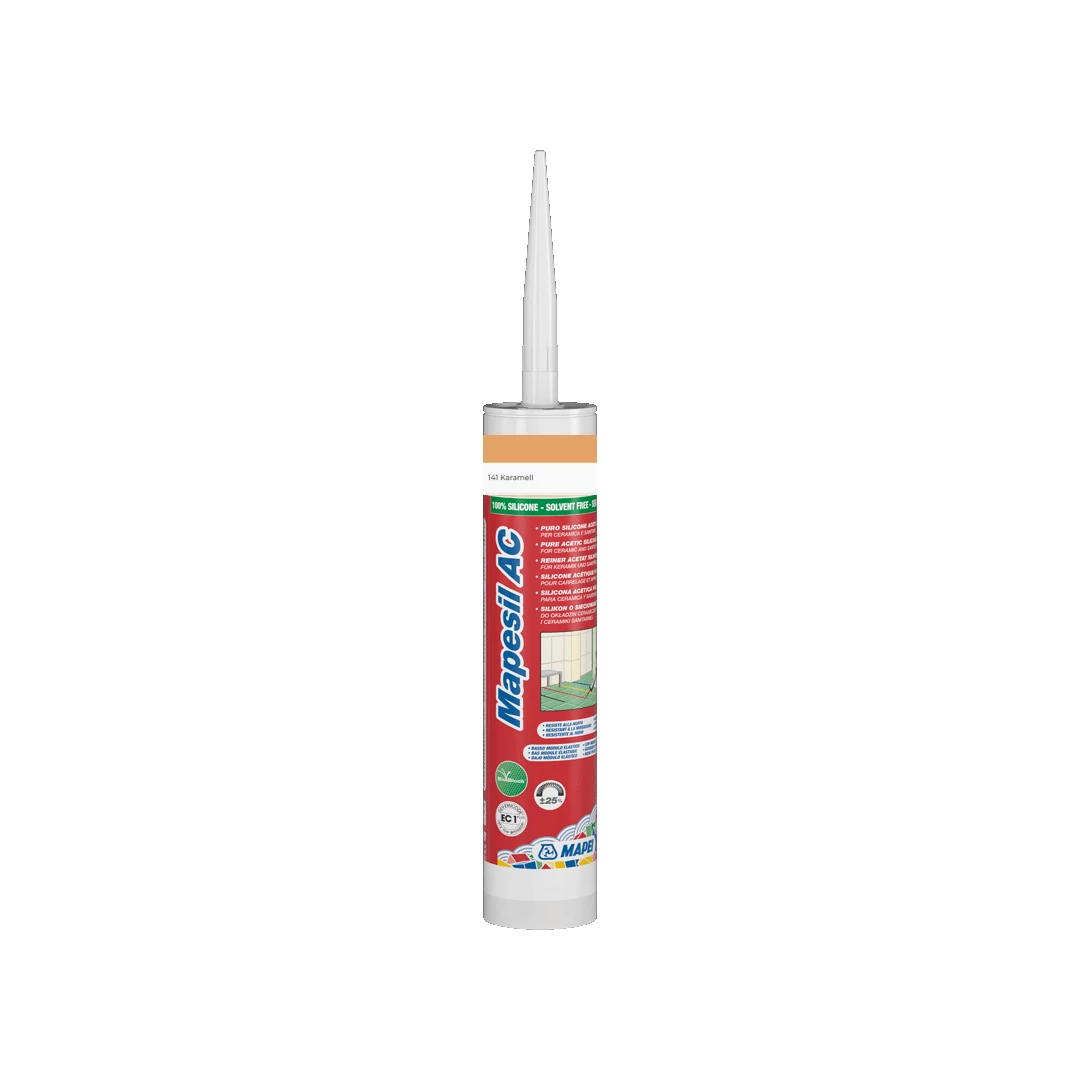 Mapei Mapesil AC szilikon, 141 karamell