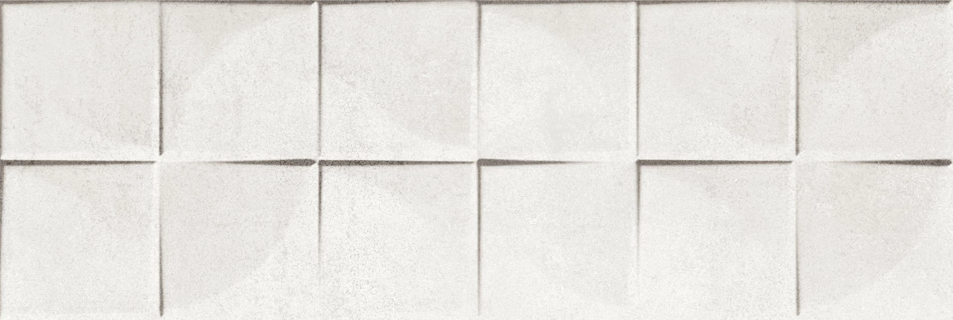 konskie saragossa white quadra csempe 25x75 cm