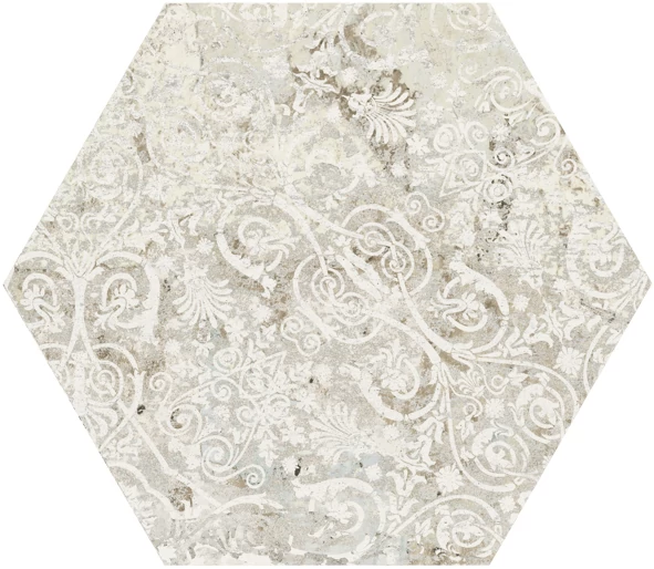 aparici carpet sand hexagon 25x29 cm
