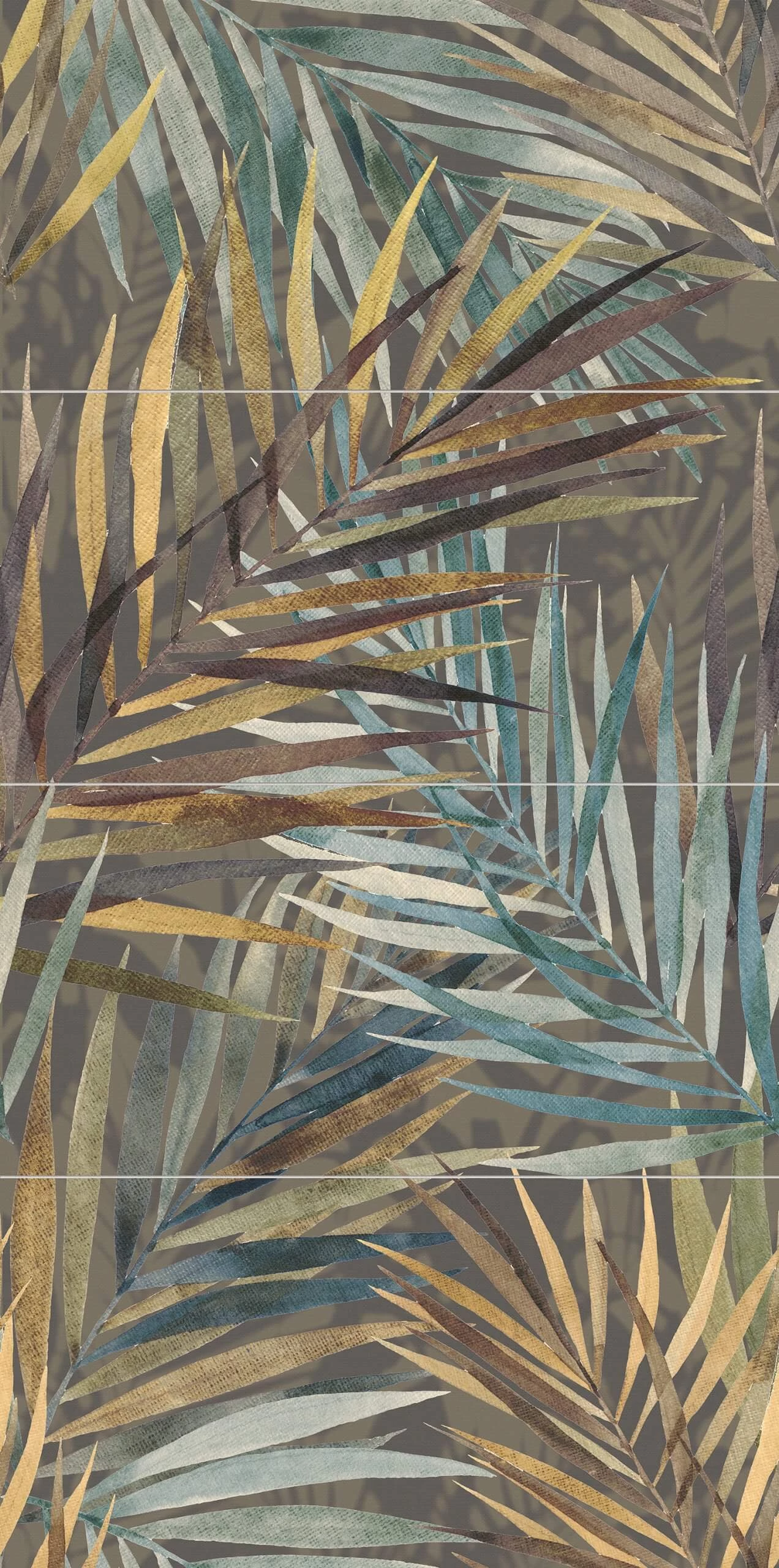 arte bihara leaves 4 elemes dekor szett 59,8x119,8 cm
