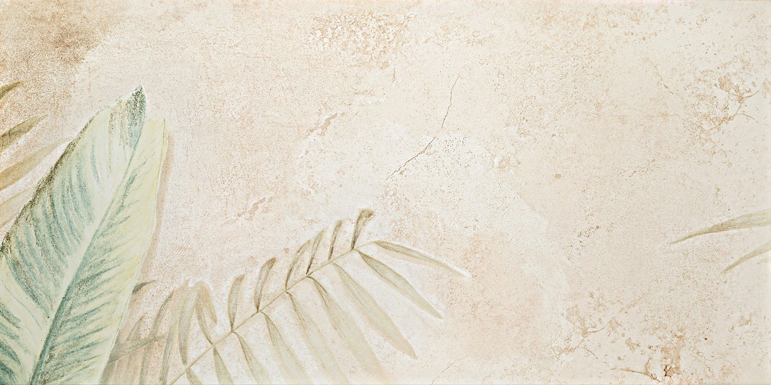 domino alabaster shine element 4 leaves B dekor 59,8x119,8 cm