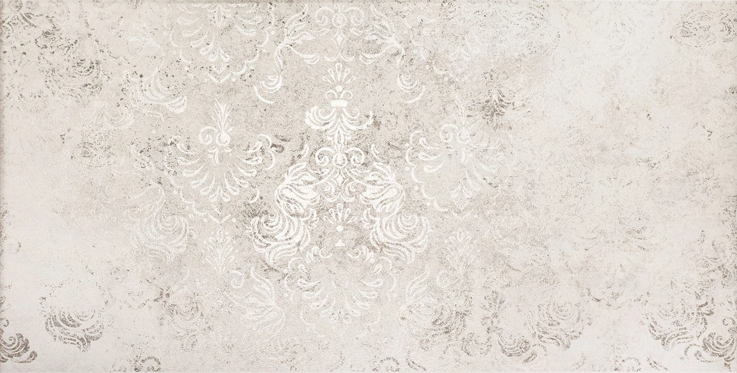 arte Neutral grey ornament csempe 29,8x59,8 cm