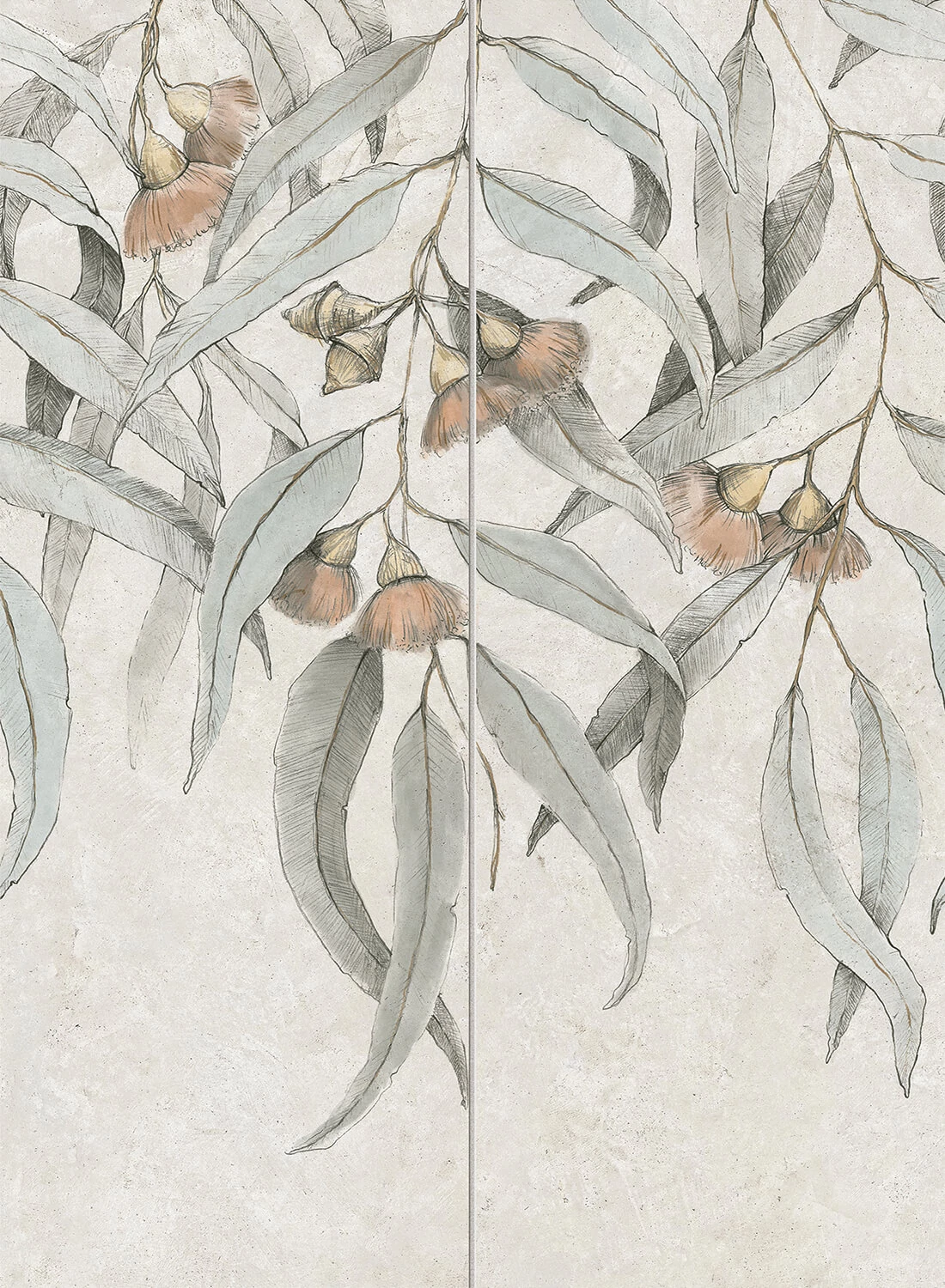 arte taonga leaves b str dekor 65,8x89,8 cm