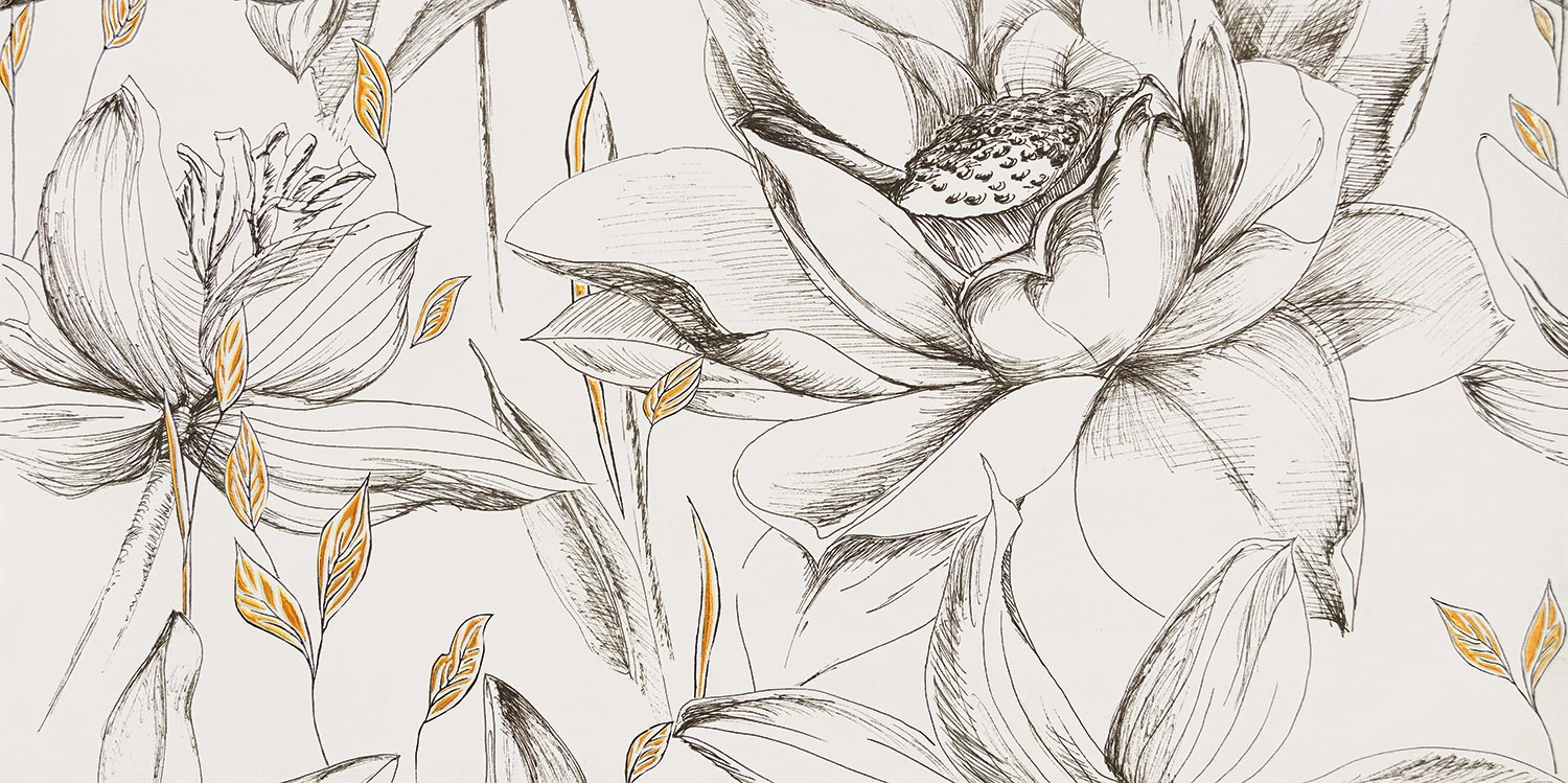 arte velo bianco element 2 flowers dekor 119,8x59,8 cm