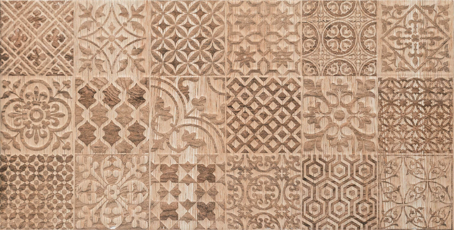 arte velvetia patch wood str csempe 30,8x60,8 cm