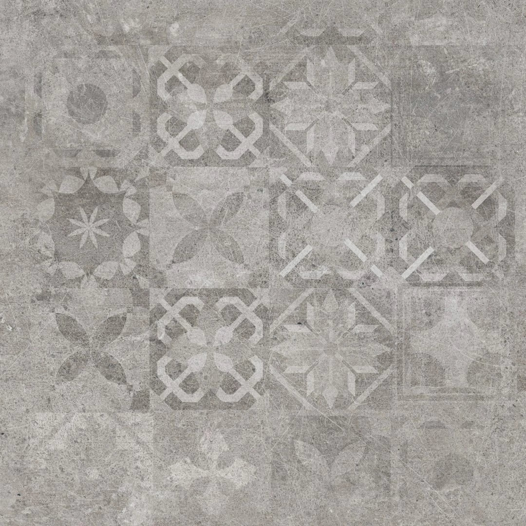 cerrad softcement silver decor patchwork rect 59,7x59,7 cm