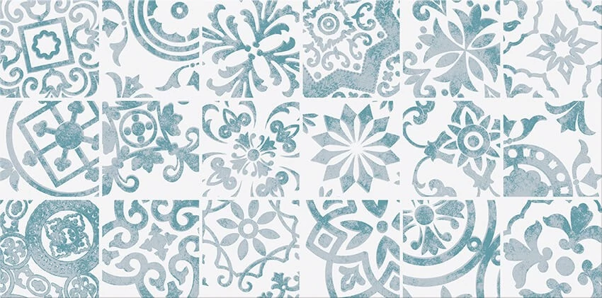 cersanit dekorina white inserto dekor 29,7x60 cm