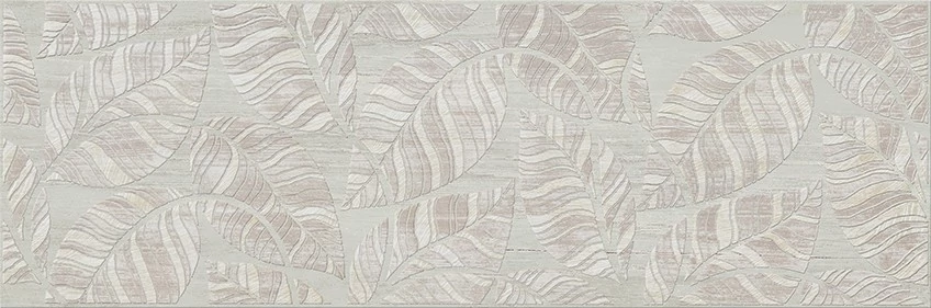cersanit livi beige inserto leaves dekor 20x60 cm