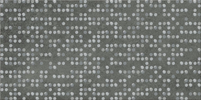 cersanit normandie graphite inserto dots 29,7x59,8 cm