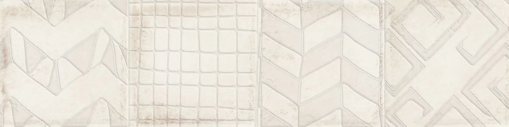 Cifre alchimia ivory brillo dekor csempe 7,5x30 cm