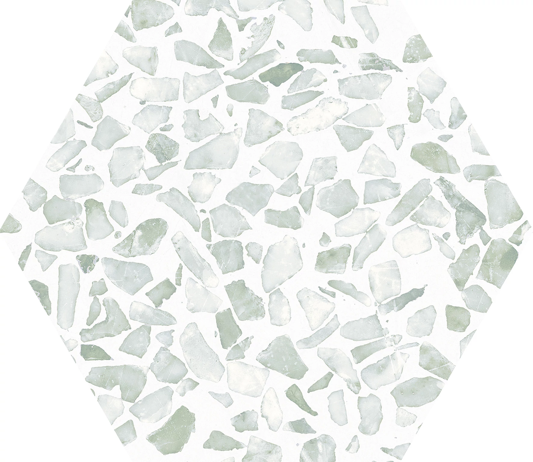 cifre riazza hex green 23,2x26,7 cm